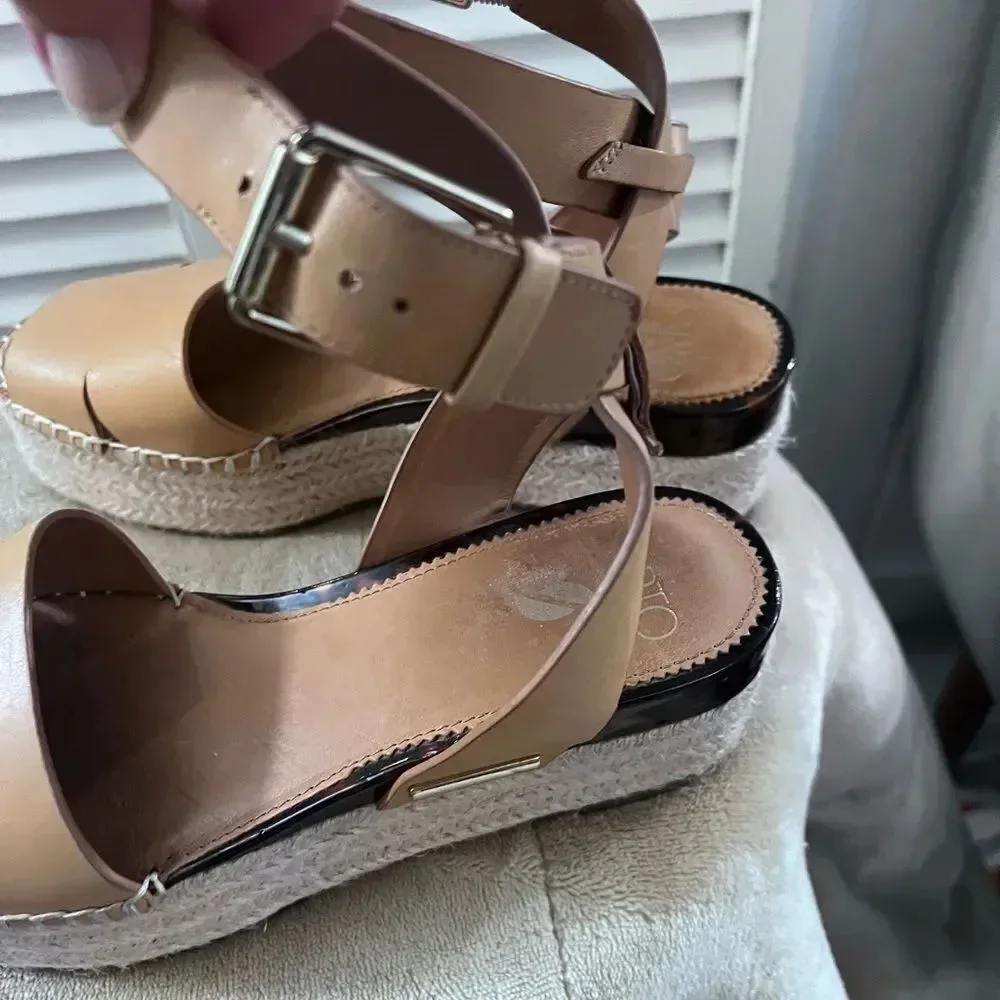 SARTO By Franco Sarto Tan Espadrille Shoes